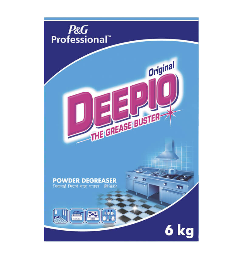 Full shot of Deepio Degreaser Powder 6kg.