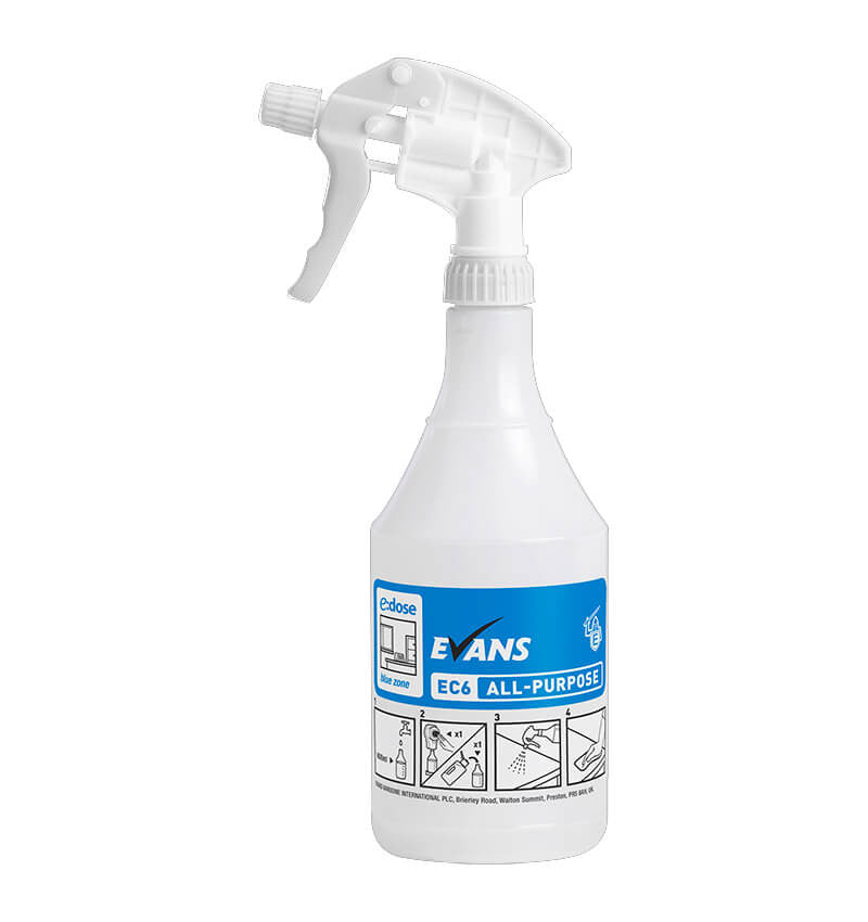 Evans E Dose EC6 Trigger Spray Bottle 1 x 6 Pack