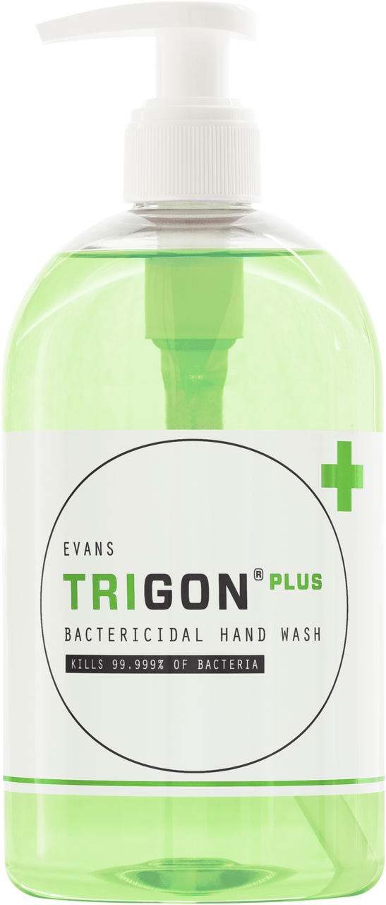 Evans Trigon Plus Antibac Hand Soap 500ml Pump Bottles