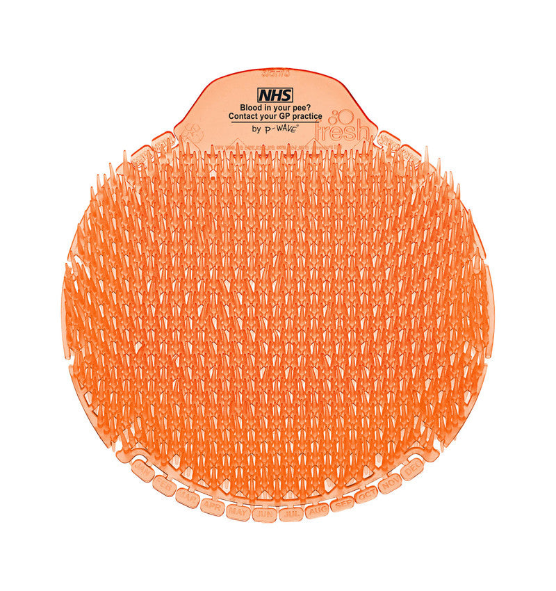 P-Wave Slant 6 Urinal Screen Mango 10 Pack