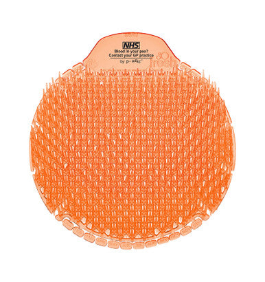 P-Wave Slant 6 Urinal Screen Mango 10 Pack