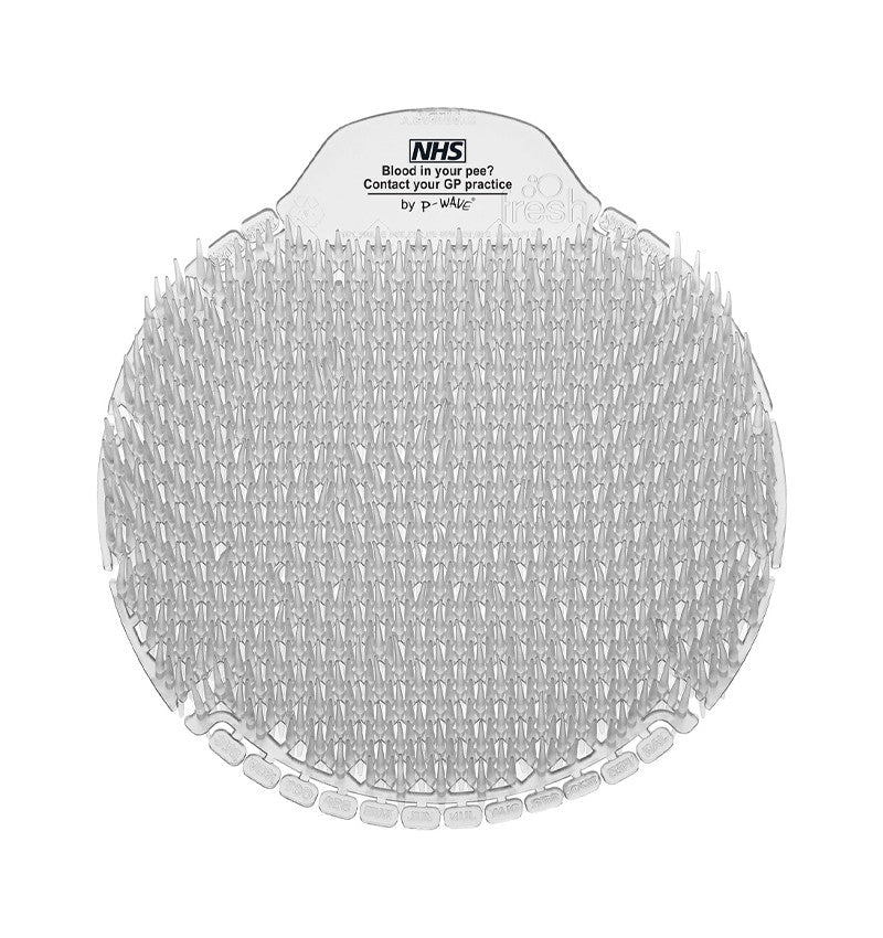 P-Wave Slant 6 Urinal Screen Honeysuckle 10 Pack