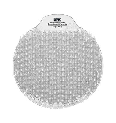 P-Wave Slant 6 Urinal Screen Honeysuckle 10 Pack