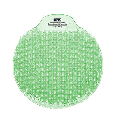 P-Wave Slant 6 Urinal Screen Cucumber & Melon 10 Pack