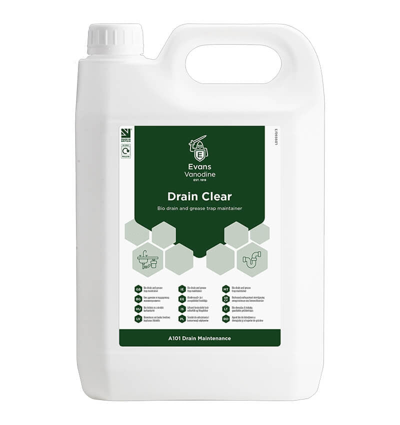 Evans Drain Clear Drain And Grease Trap Maintainer 5Ltr