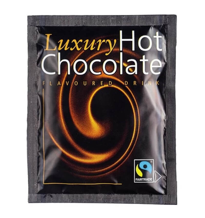 Nutshell Fairtrade Hot Chocolate Sachets 25g 100 Pack