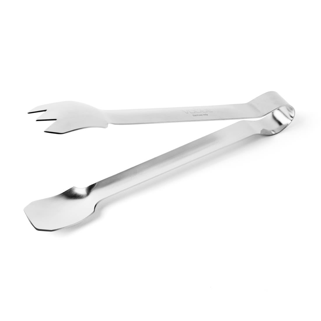 Side shot of Vogue Food Tongs 8".