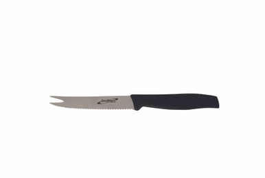 Genware 4" Bar Knife (Serrated) W/ Fork End