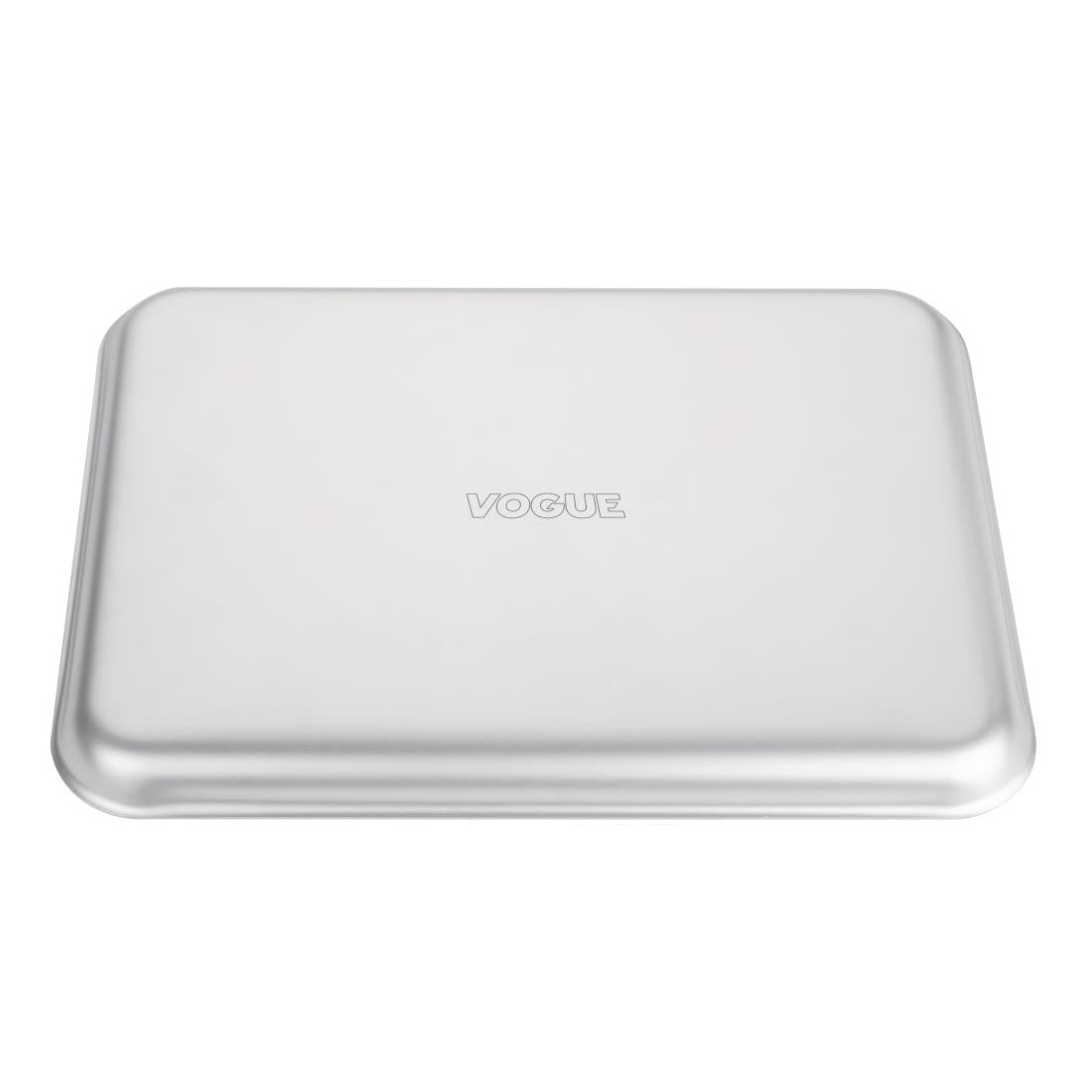 Back view of Vogue Aluminium Baking Tray 370 x 265mm.