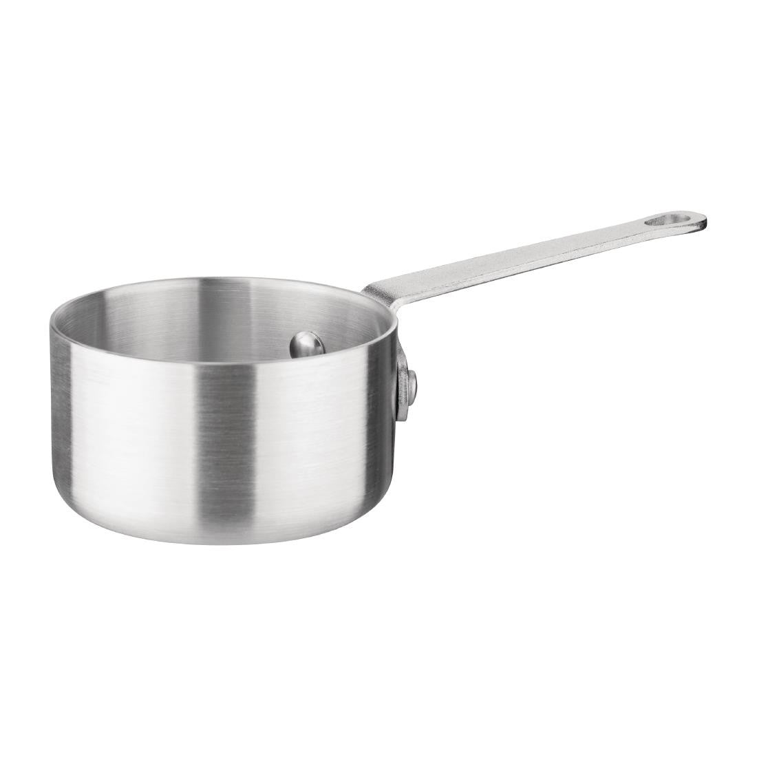 Side top view of Vogue Aluminium Saucepan 0.7Ltr .