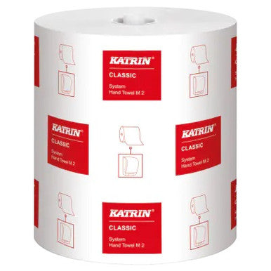 Katrin M2 Classic Hand Towel 2ply White 460102 6 Pack