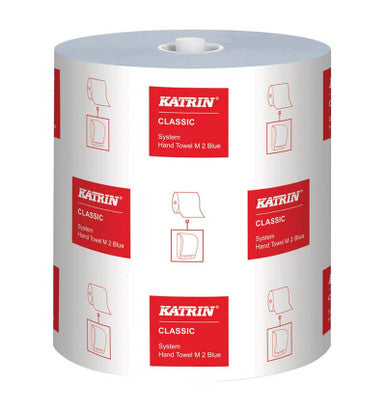 Katrin M2 Classic Hand Towel 2ply Blue 460263 6 Pack