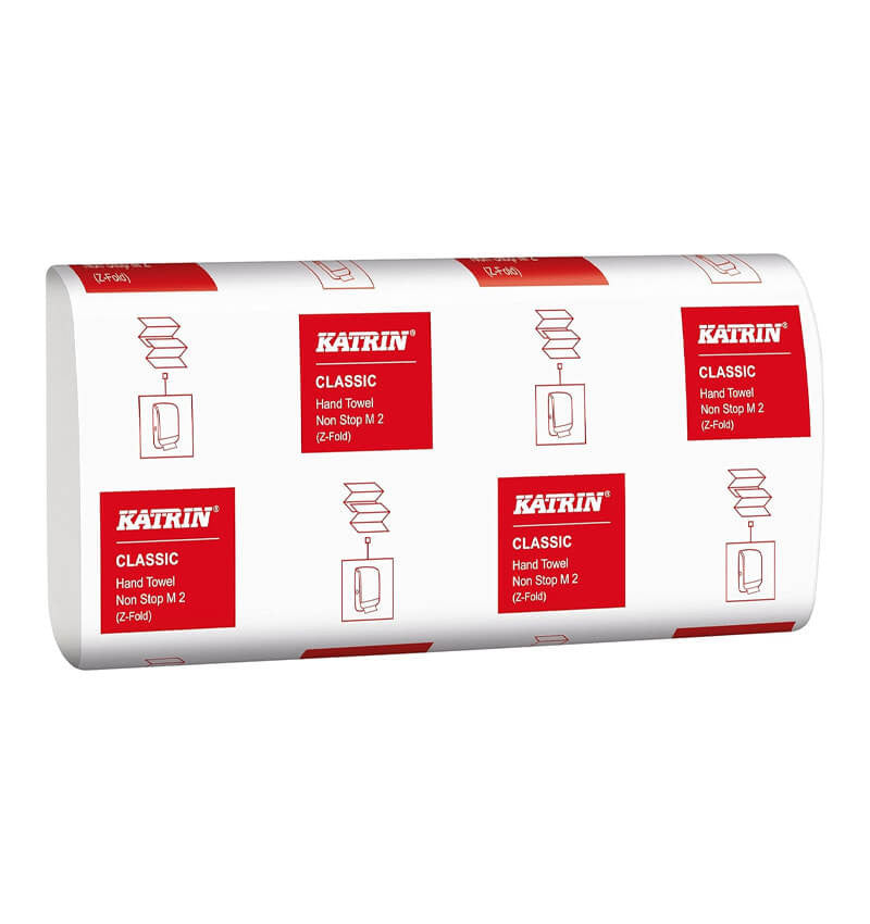 Katrin White 61570 Classic Hand Towel Non Stop M2 Wide 160 Sheet