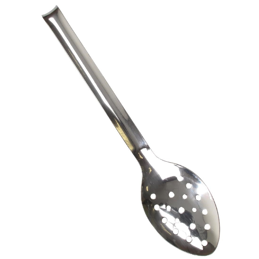 Vogue Perforated Spoon with Hook 12" full shot.
