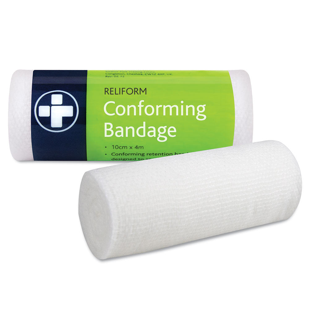 2 Conforming Bandages 10cm x 4m with cover and without cover