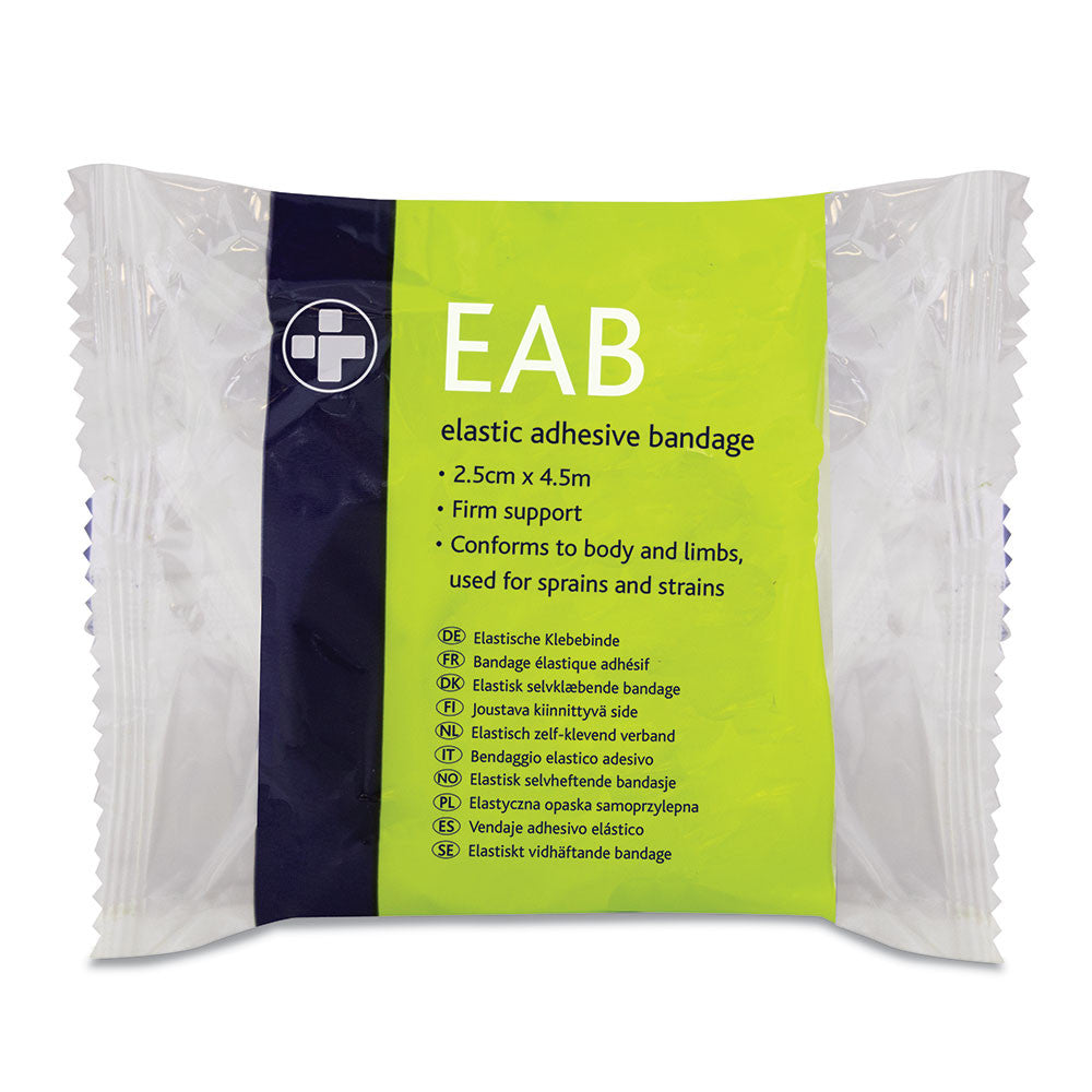 Elastic Adhesive Bandage 2.5cm x 4.5m in a pack