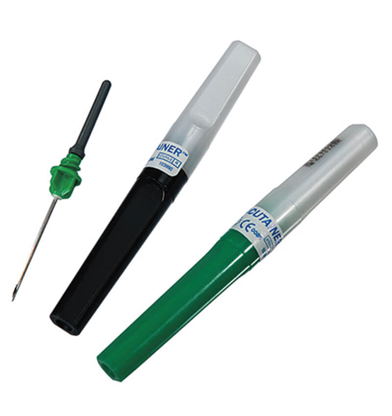 Blood Vacutainer Needle 21G 1Inch Green 100 Pack