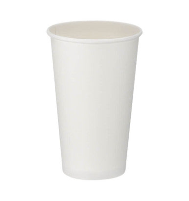 Single Wall 16oz Coffee Cup White 1000 Pack
