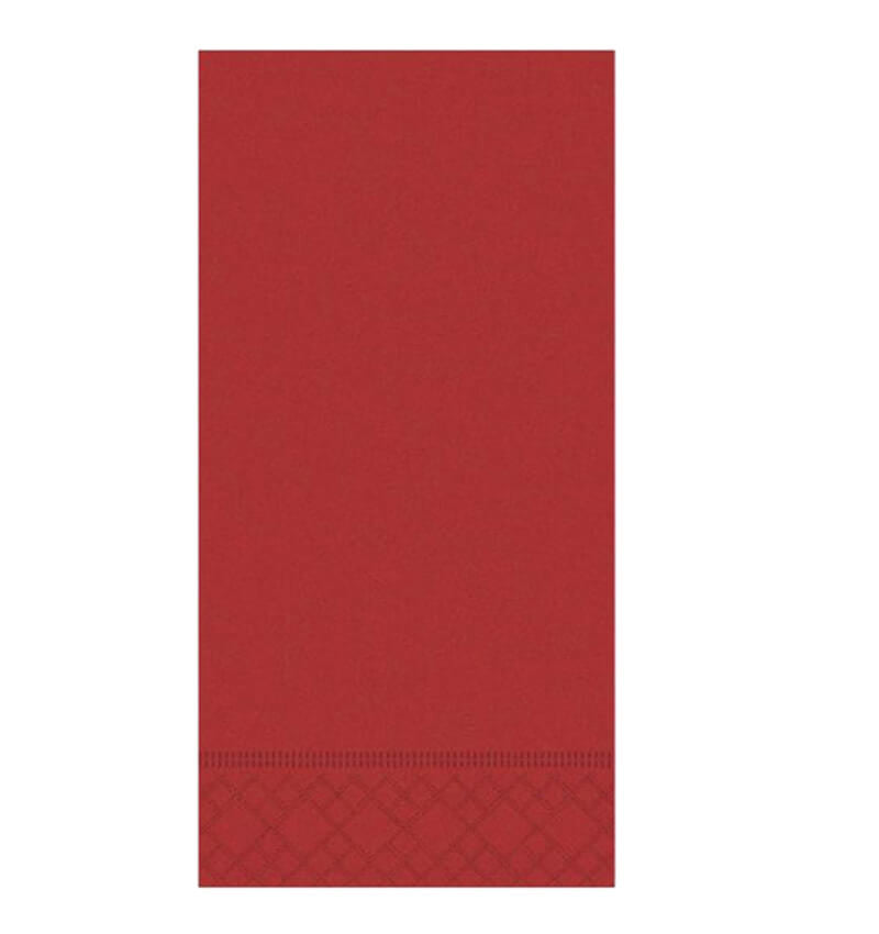 2 Ply Burgundy Paper Napkin 8 Fold 40 x 40 cm 2000 Pack