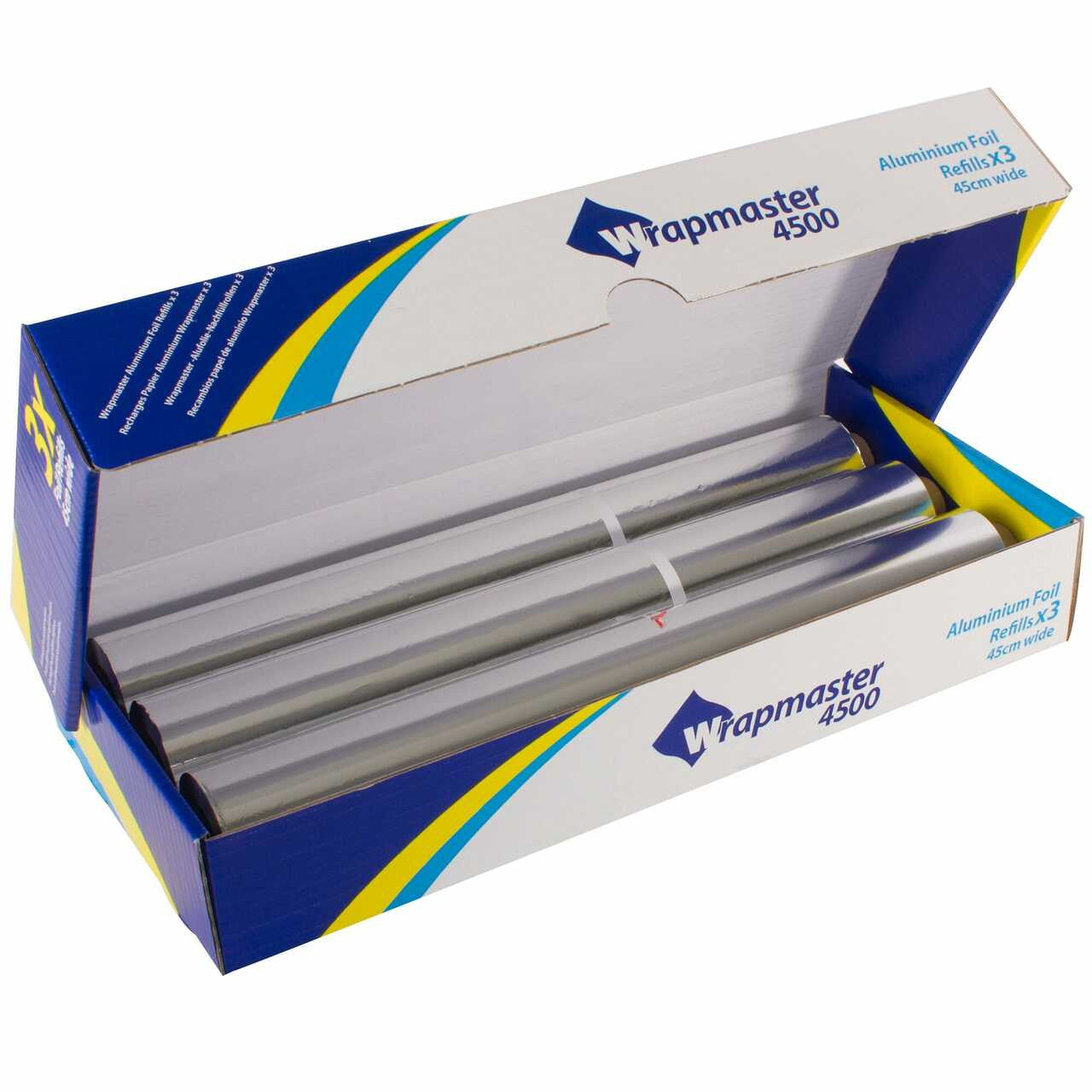 Full shot of Wrapmaster Foil 3000 Refill 90M inside an open box.