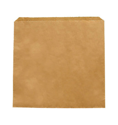 Disposable Kraft Paper Counter Bags 7 x 7 inches 1000 Pack