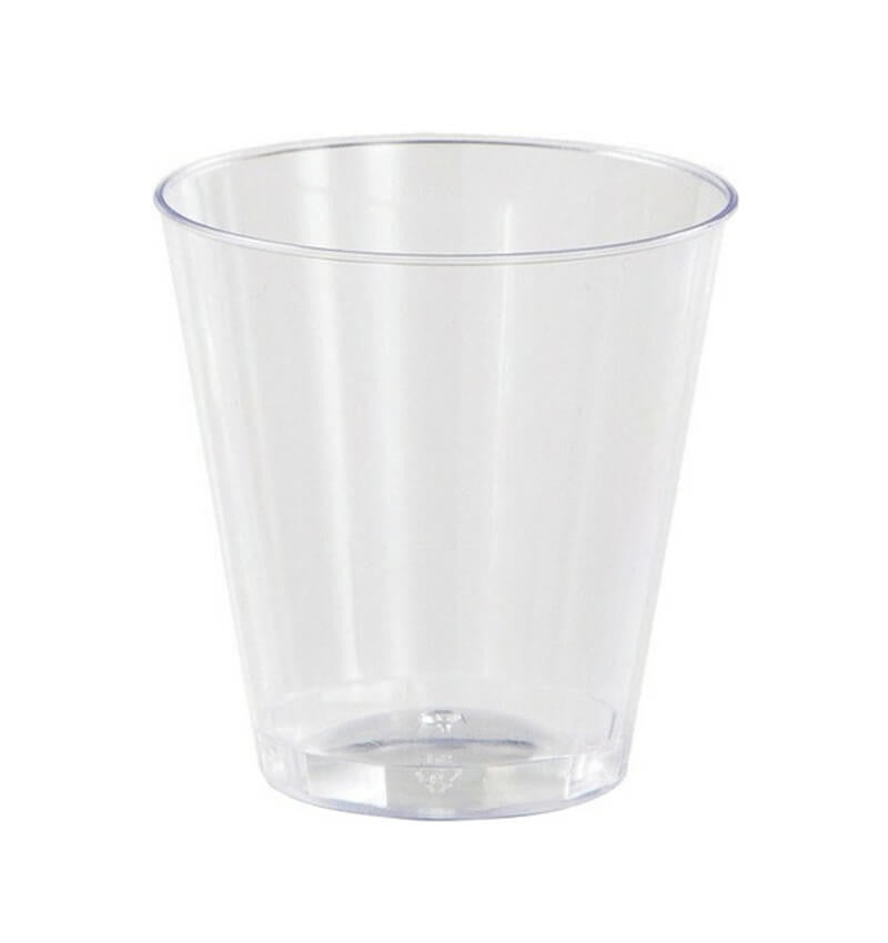Disposable Recyclable PP CE Marked 25ml Shot Glasses 50 Pack