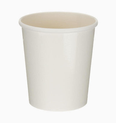 16oz Heavy Duty White Soup Container PP Lined 500 Pack