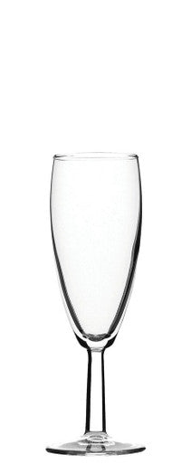 Utopia Saxon Flute 5.25oz (15cl) Lined @125ml 48 Pack