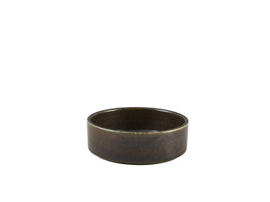 Terra Porcelain Black Presentation Bowl 13cm 6 Pack