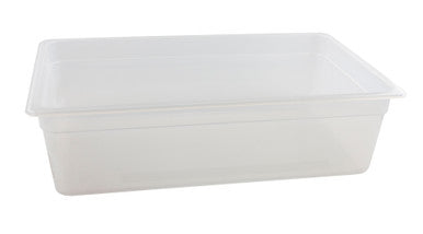 1/1 -Polypropylene GN Pan 200mm Clear 6 Pack