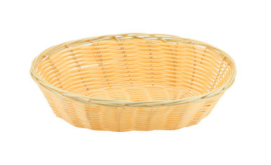 Oval Polywicker Basket 9"X6"X2.25" 12 Pack