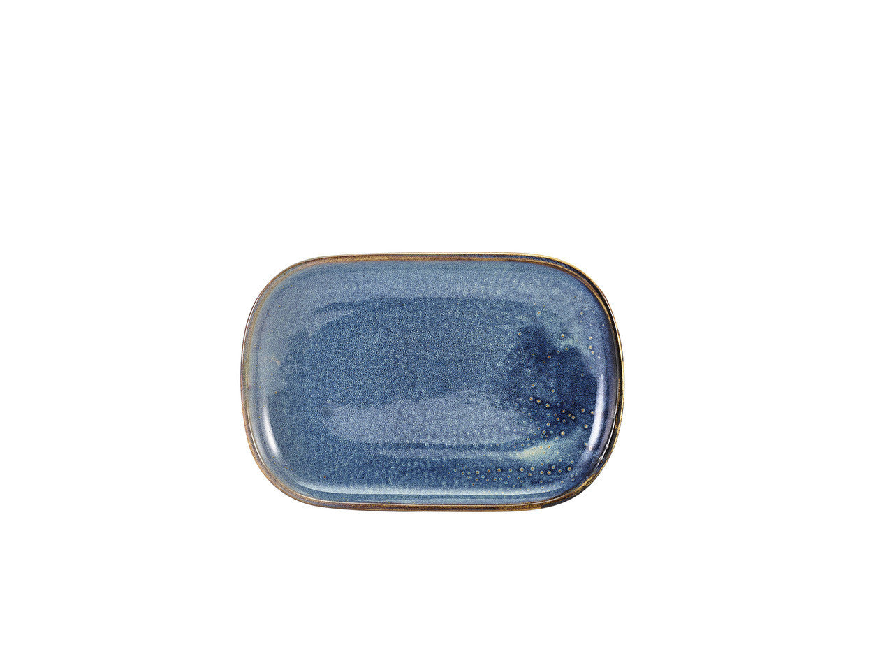 Terra Porcelain Aqua Blue Rectangular Plate 24 x 16.5cm 12 Pack Group Image