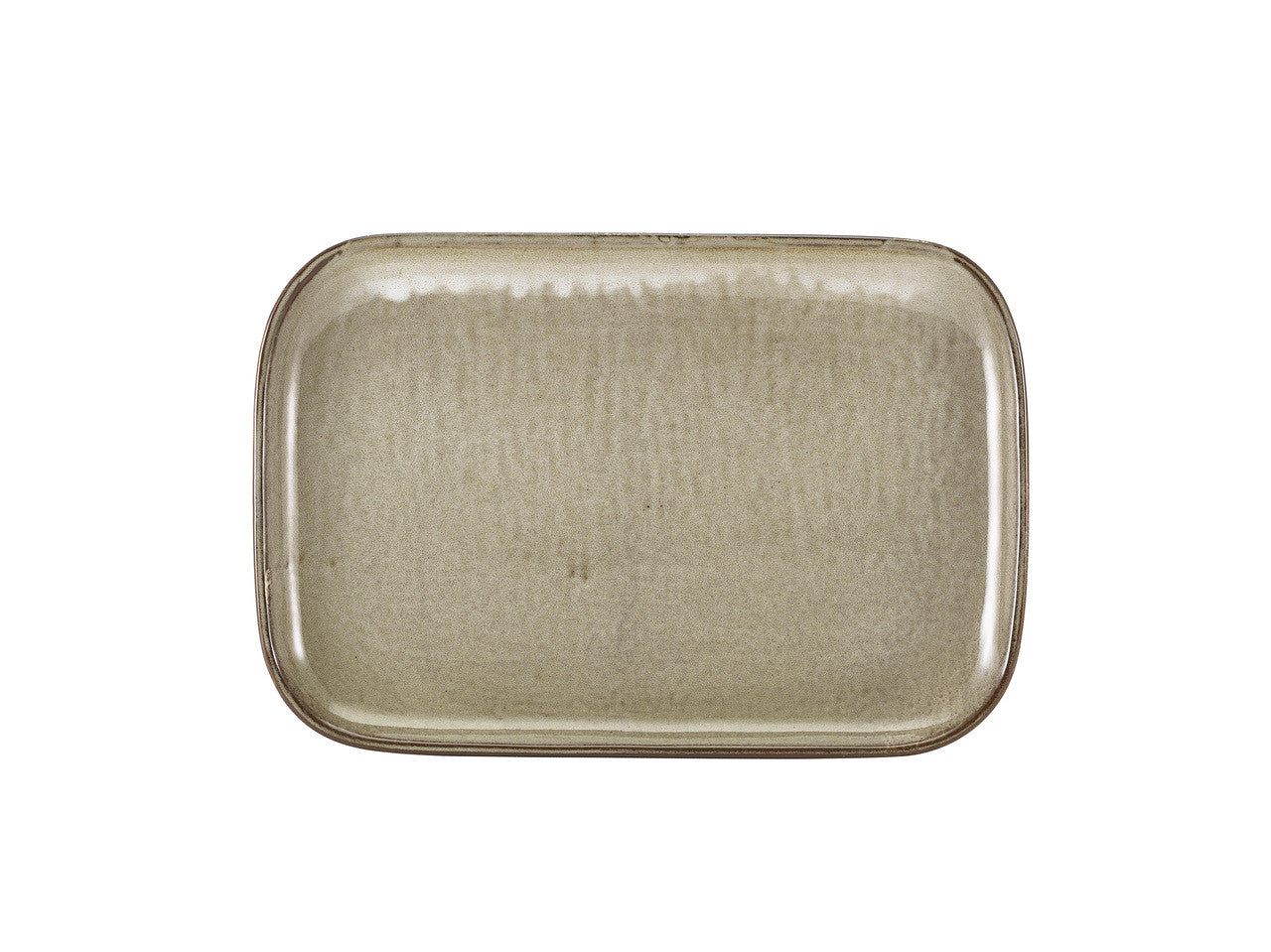 Terra Porcelain Grey Rectangular Plate 34.5 x 23.5cm 6 Pack