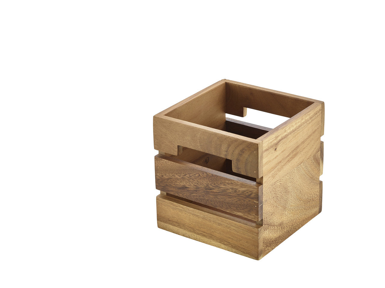 Genware Acacia Wood Box/Riser 15cm