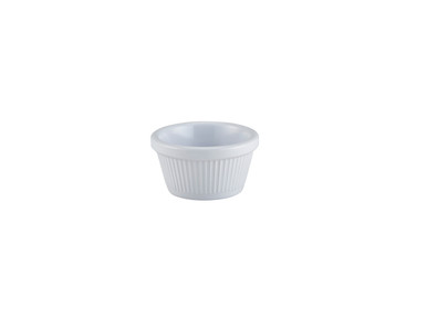 Ramekin 2oz Fluted White 24 Pack