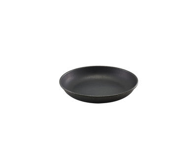 GenWare Black Vintage Steel Coupe Plate 20cm