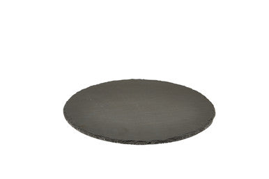 Genware Natural Edge Slate Platter 30cm Round 6 Pack