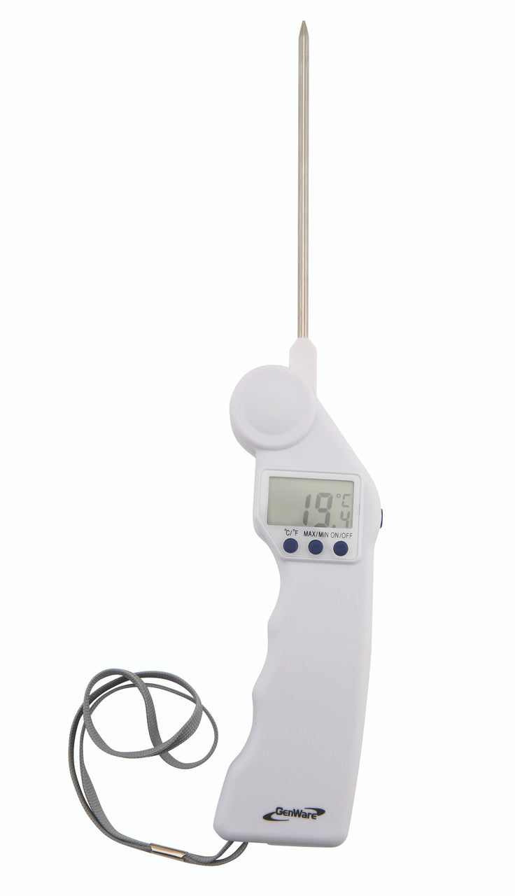 Genware Folding Probe Pocket Thermometer