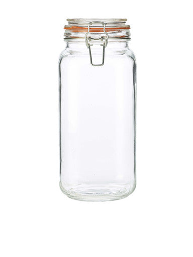 Genware Glass Terrine Jar 2L 6 Pack