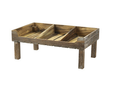 Rustic Wooden Display Crate Stand