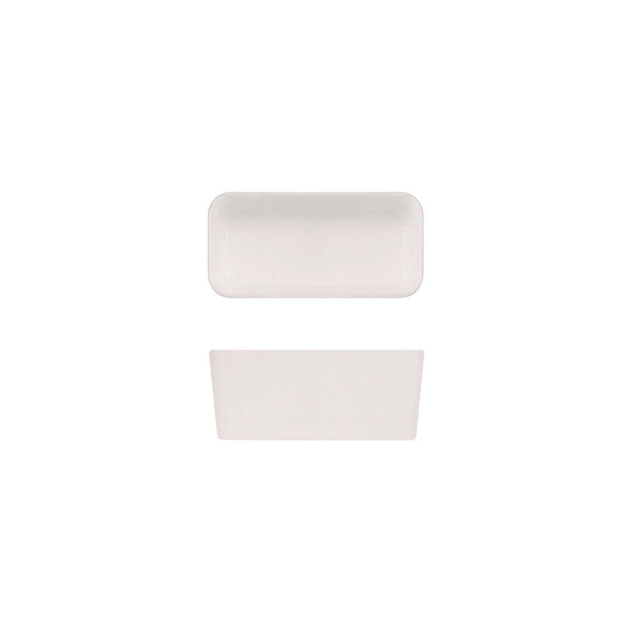 White Tokyo Melamine Middle Bento Box Insert 16.9 x 8.3 x 7cm 6 Pack Group Image