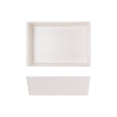 White Tokyo Melamine Salad Box 20.5 x 14.5 x 6cm 6 Pack