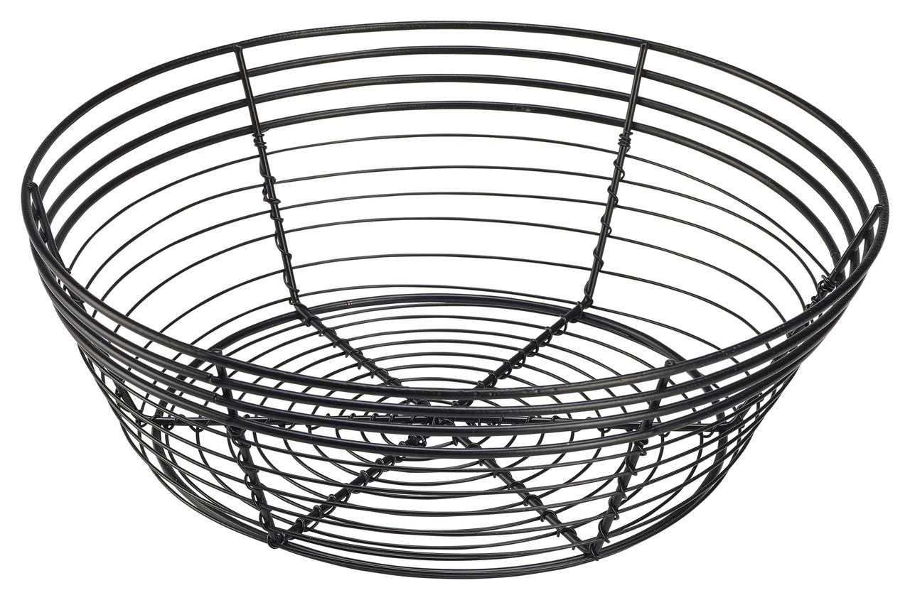 Wire Basket Round 25.5 x 8cm 6 Pack