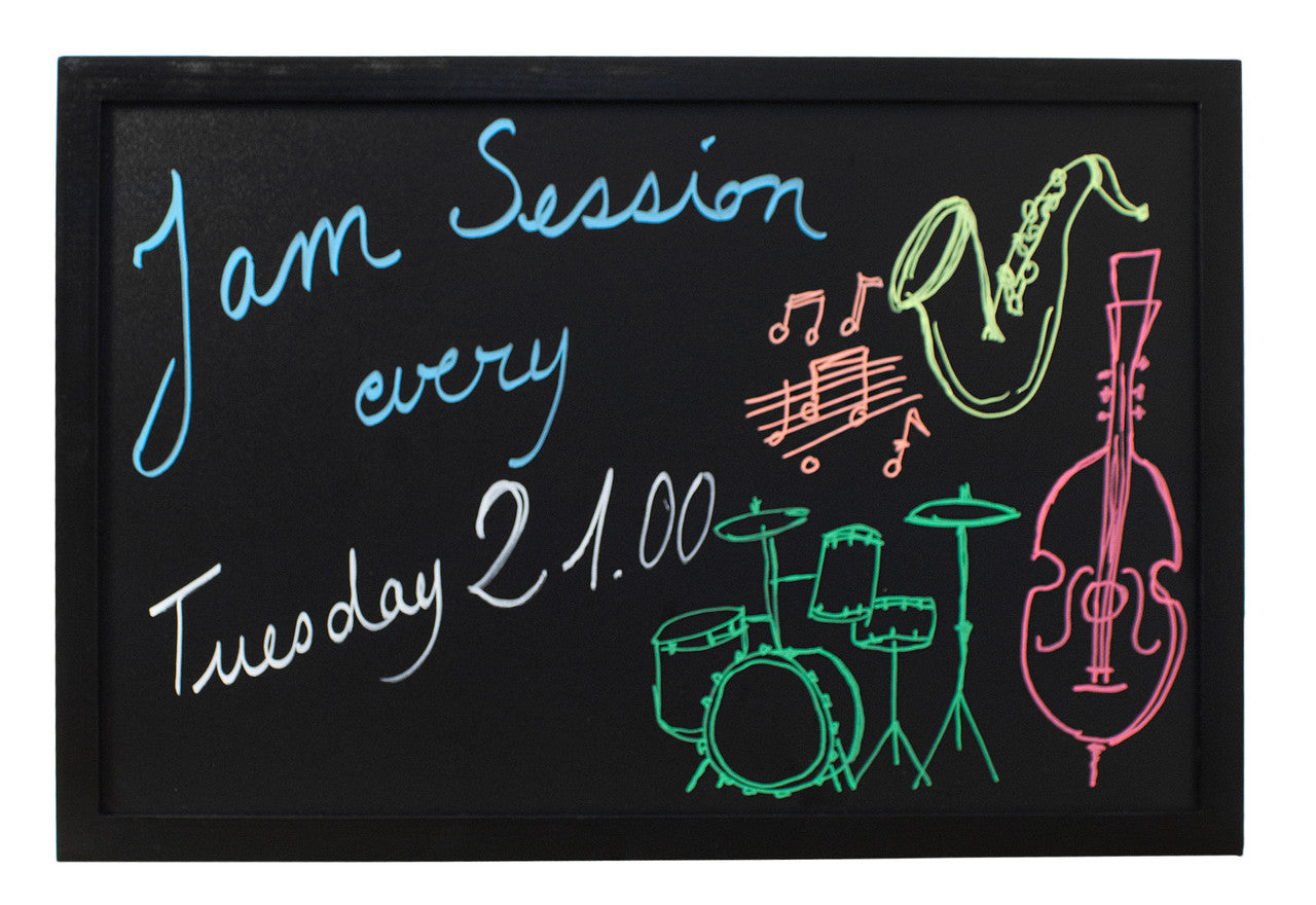 Wall Chalk Board 40 x 60cm Black