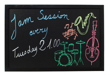 Wall Chalk Board 40 x 60cm Black