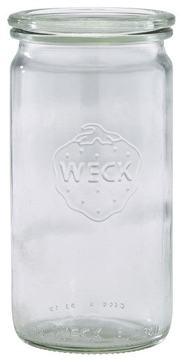 WECK Cylindrical Jar 34cl/12oz 6cm (Dia) 12 Pack