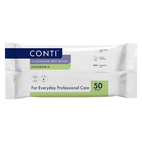 Conti Post Toileting Flushable Wet Wipes Pack 27 X 24 CWF024N