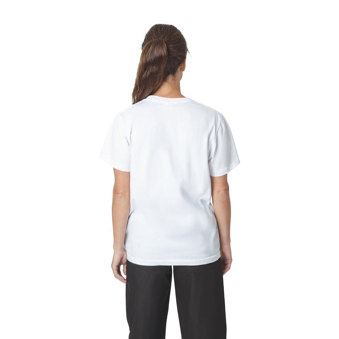 Unisex Chef T-Shirt White S A103-S