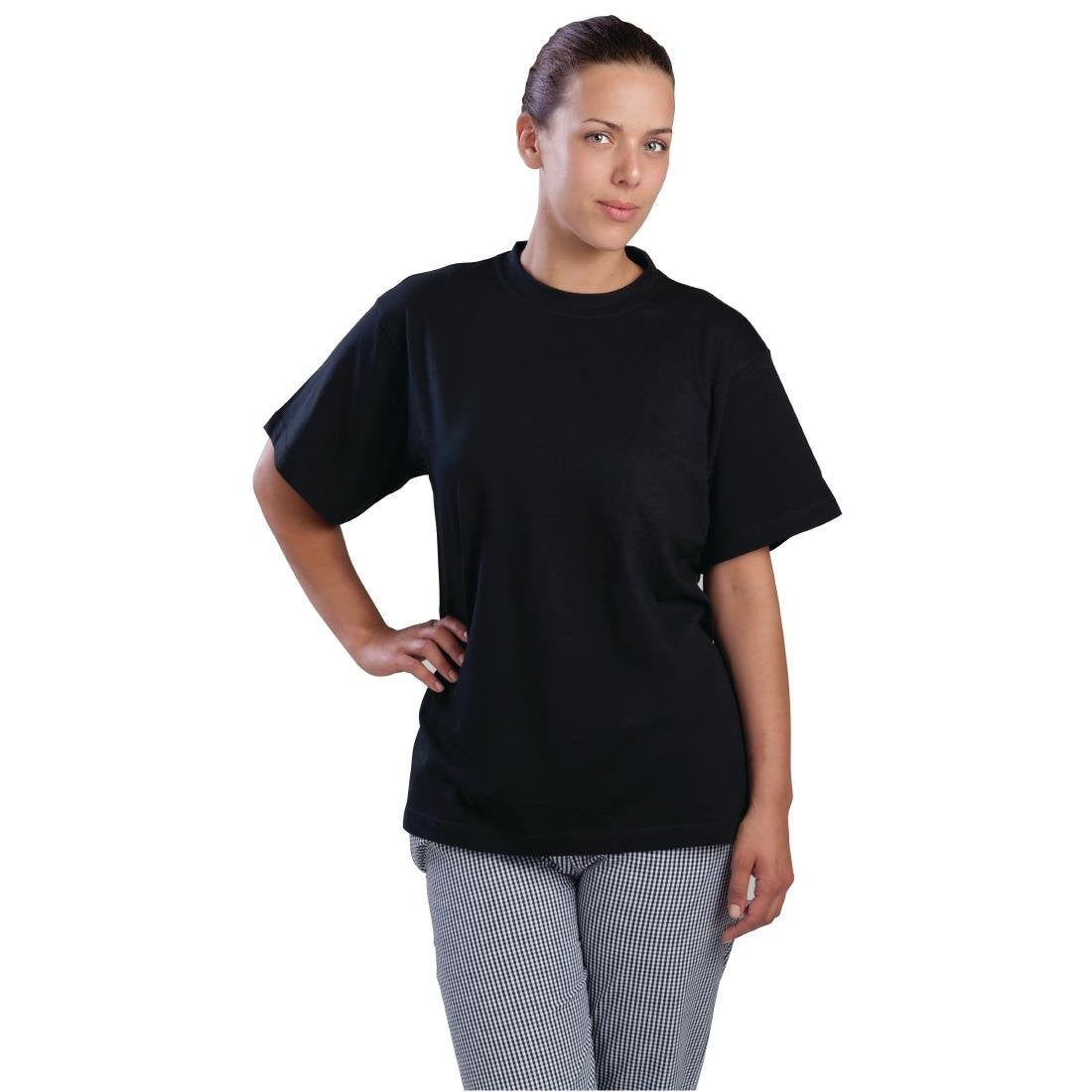 Nisbets Essentials T-Shirts Black Extra Large BB478-XL