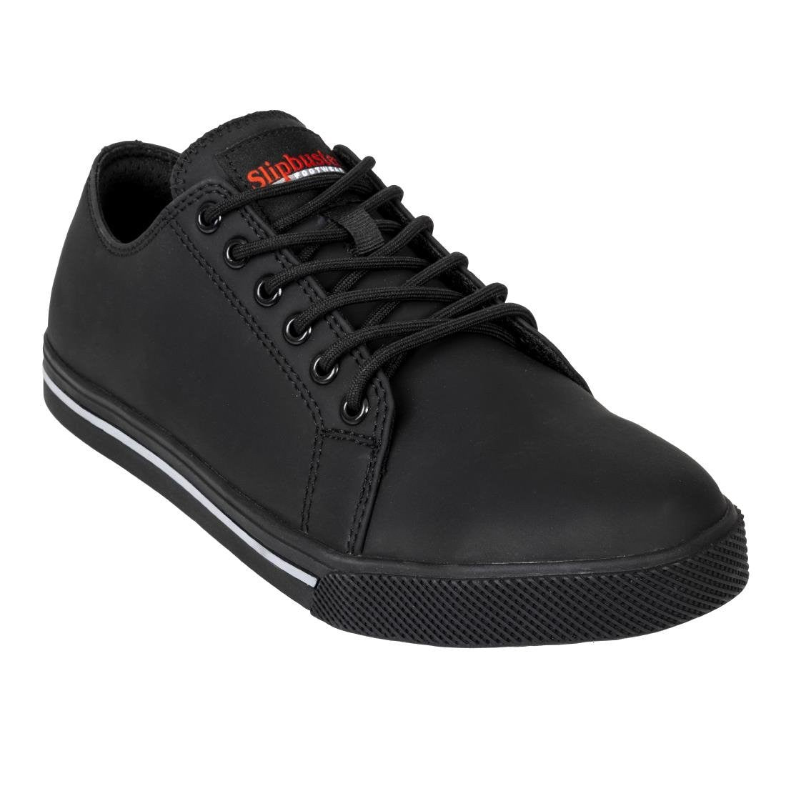 Slipbuster Recycled Microfibre Safety Trainers Matte Black 45 BA060-45